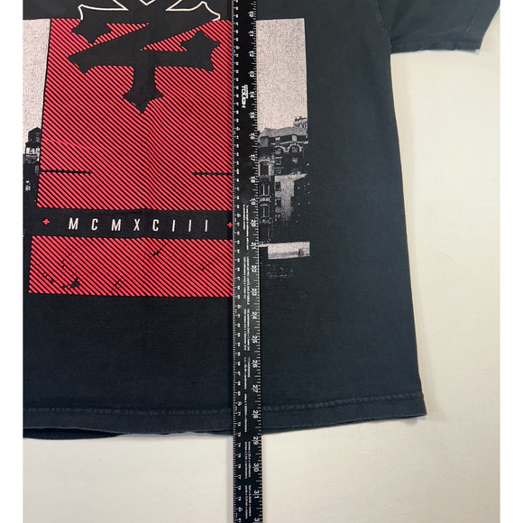 Zoo York Graphic T-Shirt Black XL Cityscape Logo Tee Urban Streetwear - Picture 4 of 6